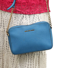 Michael Kors Jet Set East/West Saffiano Leather Crossbody Bag
