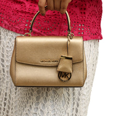 Michael Kors Ava Golden Handbag
