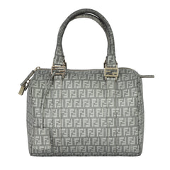 FENDI FOREVER BAULETTO ZUCCA BOSTON BAG 