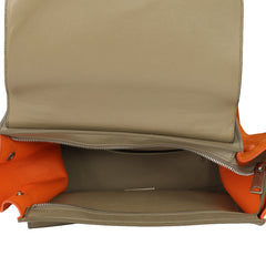 CELINE TRAPEZE SMALL TRI-COLOR HANDBAG 