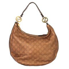 GUCCI GG TWINS HOBO SHOULDER BAG 