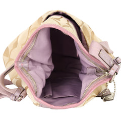 COACH SIGNATURE STRIPE CONVERTIBLE CROSSBODY BAG 
