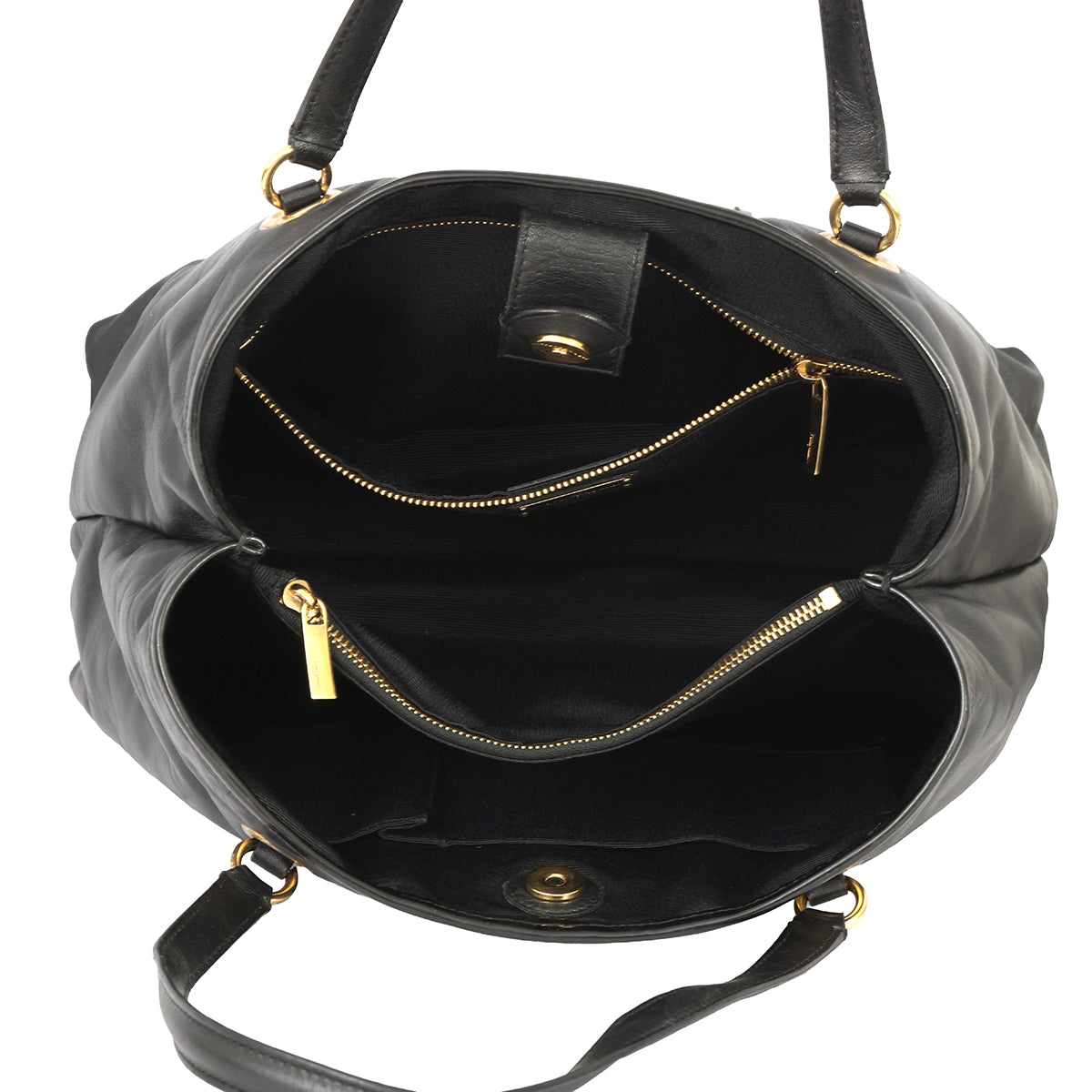 SALVATORE FERRAGAMO VARA VERTICAL GROSGRAIN RIBBON SHOULDER BAG 
