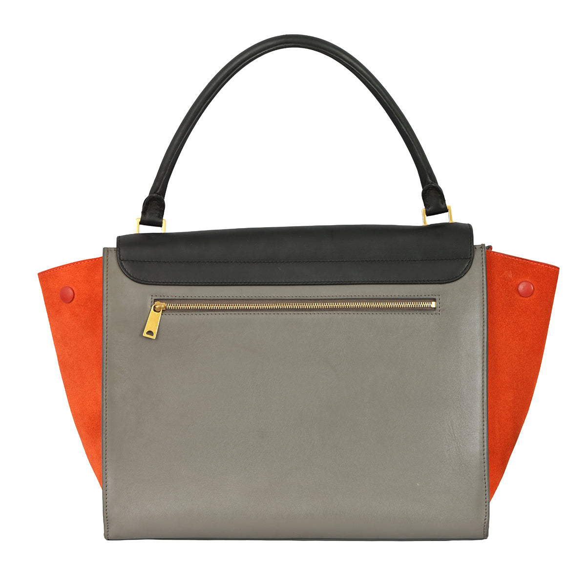 CELINE TRAPEZE LARGE TRI-COLOR HANDBAG 