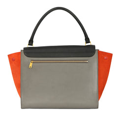 CELINE TRAPEZE LARGE TRI-COLOR HANDBAG 