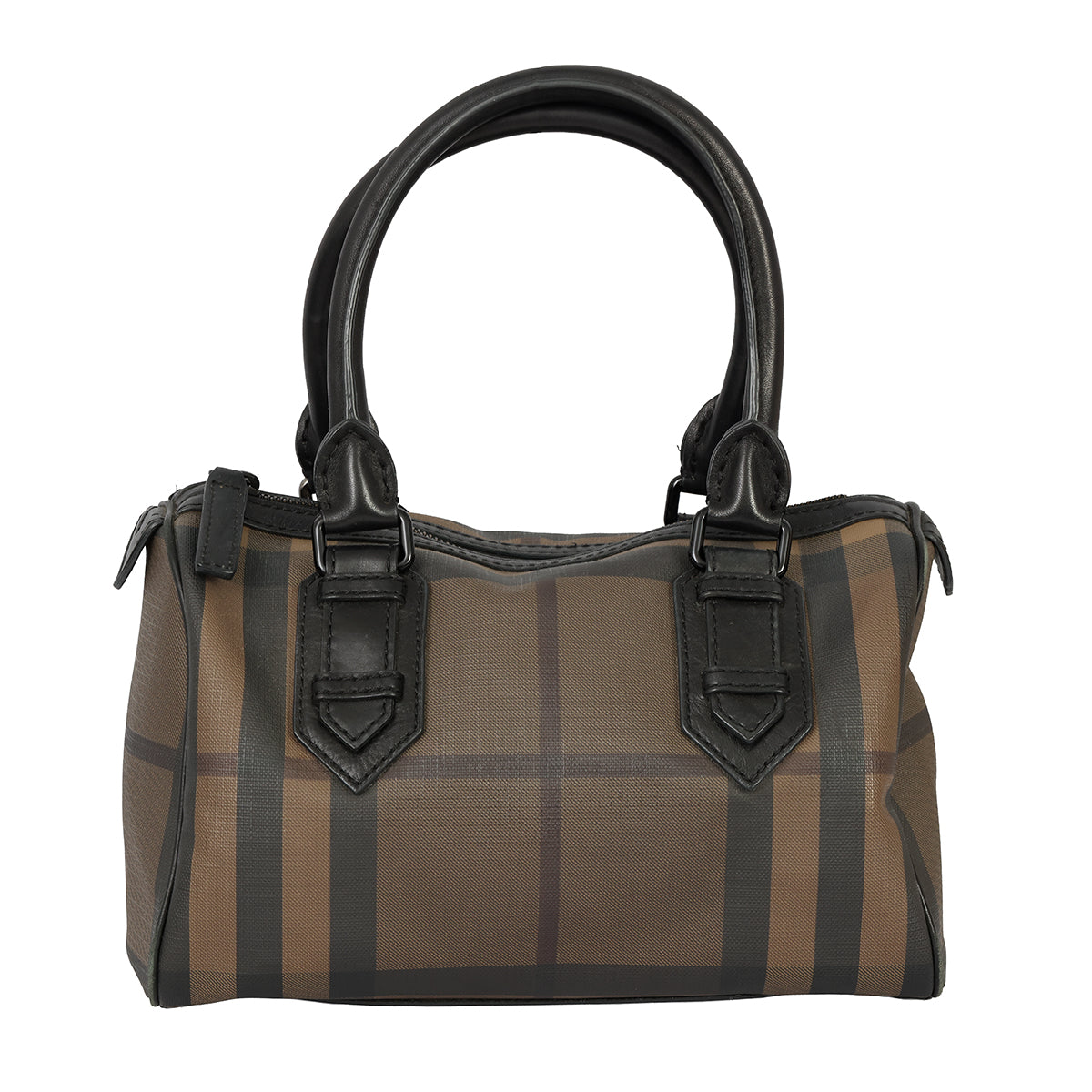 BURBERRY CHESTERSMOKE CHECK BOSTON BAG 