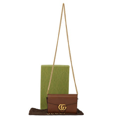 GUCCI GG MARMONT WALLET ON CHAIN BAG 