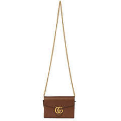 GUCCI GG MARMONT WALLET ON CHAIN BAG 