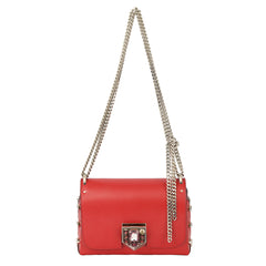 JIMMY CHOO CHAIN STRAP CONVERTIBLE HOBO SHOULDER BAG 