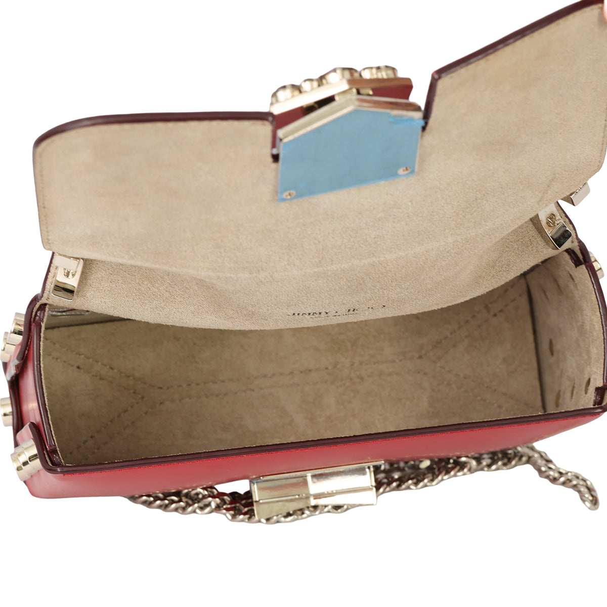 JIMMY CHOO CHAIN STRAP CONVERTIBLE HOBO SHOULDER BAG 