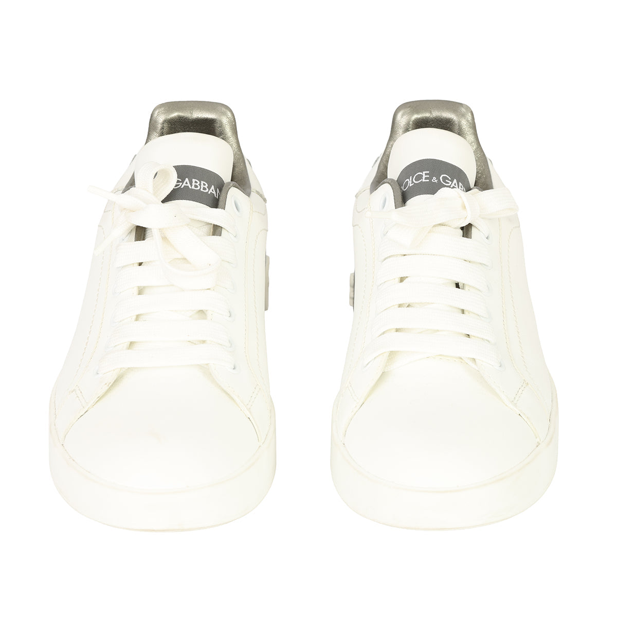 DOLCE & GABBANA SIZE EU 37 PORTFOLIO LOW-TOP SNEAKERS 