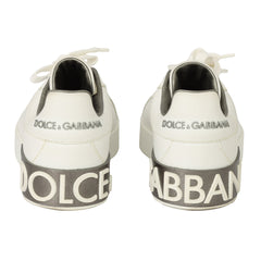 DOLCE & GABBANA SIZE EU 37 PORTFOLIO LOW-TOP SNEAKERS 
