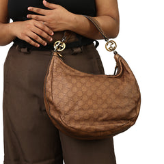 GUCCI GG TWINS HOBO SHOULDER BAG 
