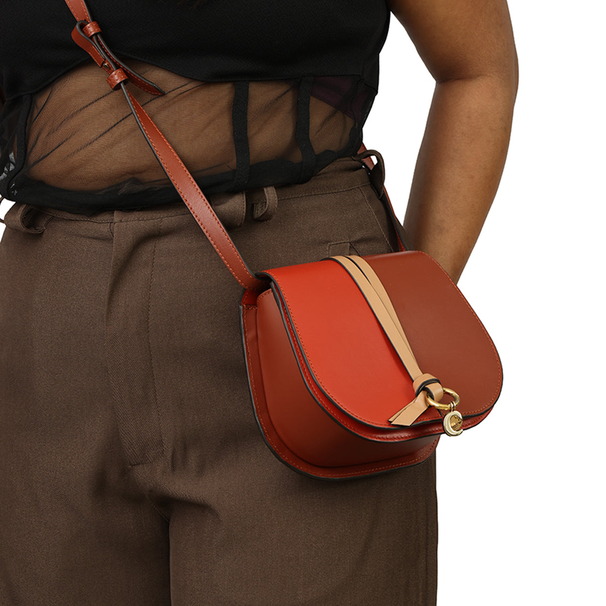 CHLOE ALPHABET CROSSBODY SLING BAG 