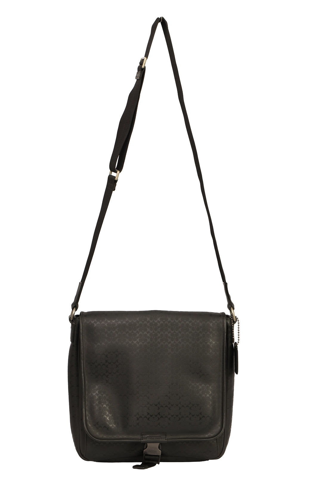 COACH HERITAGE SIGNATURE EMBOSSED PVC  MESSANGERBAG 