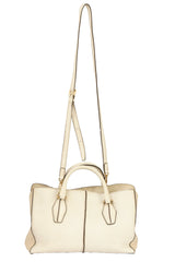TOD’S D- CUBE 2 WAY WHITE BAG 