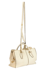 TOD’S D- CUBE 2 WAY WHITE BAG 