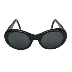 CARTIER BLACK OVAL FRAME SUNGLASSES