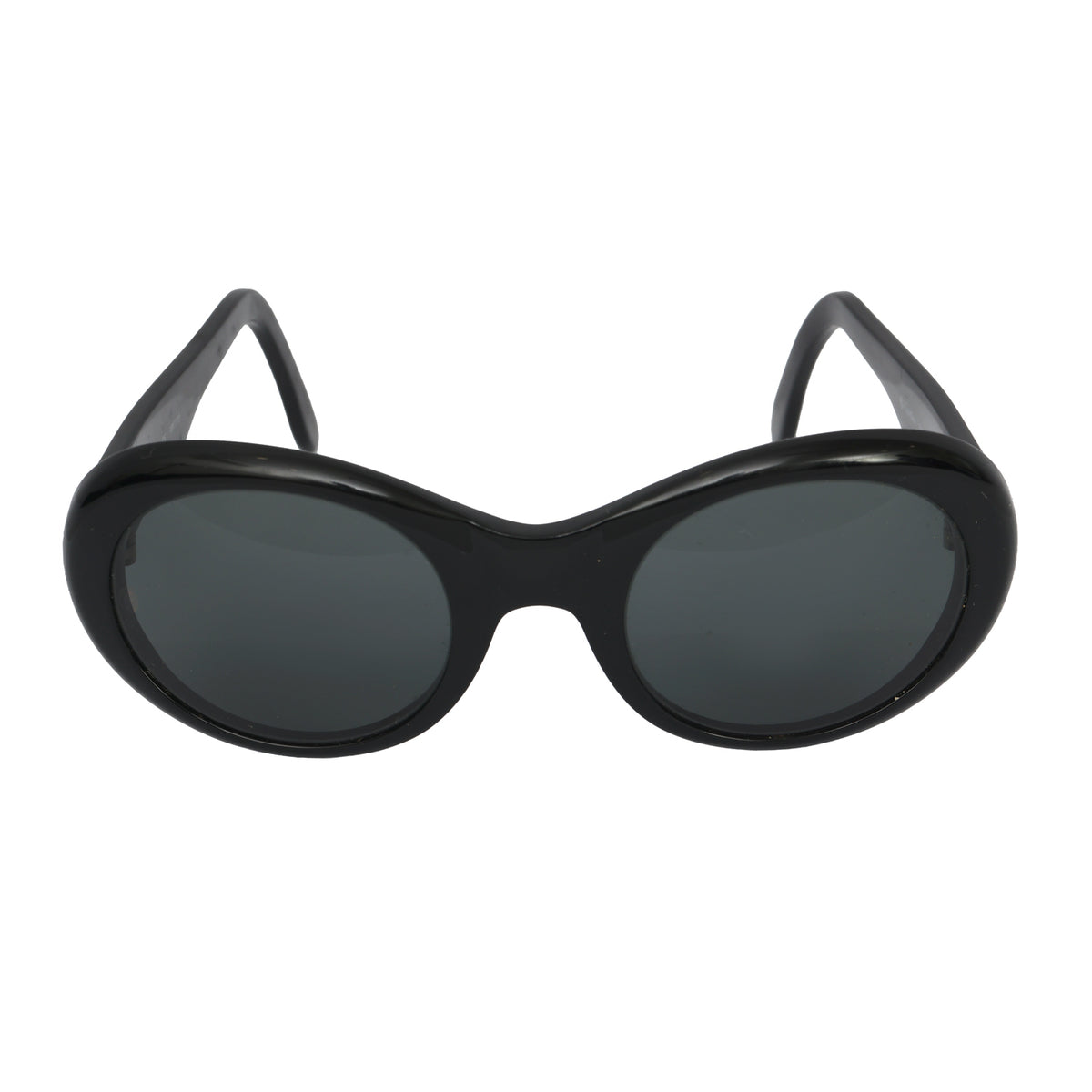 CARTIER BLACK OVAL FRAME SUNGLASSES