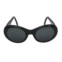 CARTIER BLACK OVAL FRAME SUNGLASSES