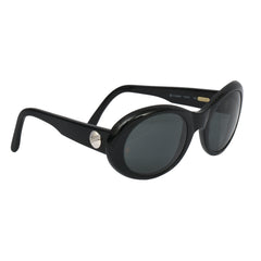 CARTIER BLACK OVAL FRAME SUNGLASSES