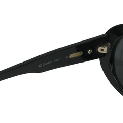 CARTIER BLACK OVAL FRAME SUNGLASSES