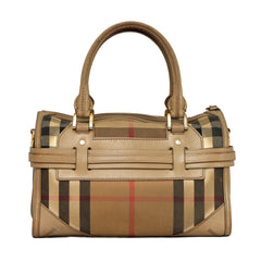 BURBERRY HOUSE CHECK BRIDLE CHESTER BOWLER BAG