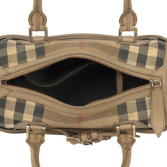 BURBERRY HOUSE CHECK BRIDLE CHESTER BOWLER BAG