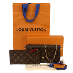 LOUIS VUITTON FELICIE POCHETTE MONOGRAM CANVAS SLING BAG