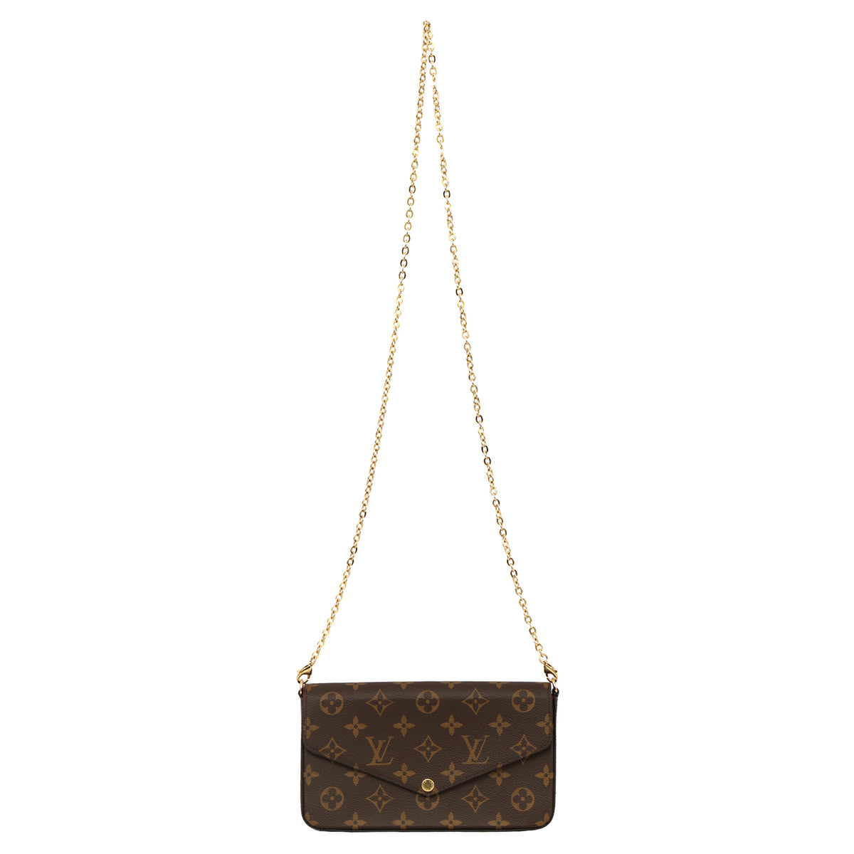 LOUIS VUITTON FELICIE POCHETTE MONOGRAM CANVAS SLING BAG