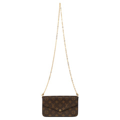 LOUIS VUITTON FELICIE POCHETTE MONOGRAM CANVAS SLING BAG