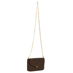 LOUIS VUITTON FELICIE POCHETTE MONOGRAM CANVAS SLING BAG