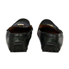 LOUIS VUITTON EU 43.5 HOCKENHEIM MOCCASINS STRIPE LOAFERS