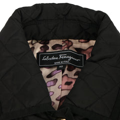 SALVATORE FERRAGAMO SIZE: 42(M) QUILTED JACKET
