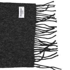 YVES SAINT LAURENT WOOL AND CASHMERE BLEND SCARF