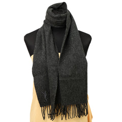 YVES SAINT LAURENT WOOL AND CASHMERE BLEND SCARF