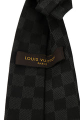 LOUIS VUITTON EBENE CLASSIQUE  SILK TIE