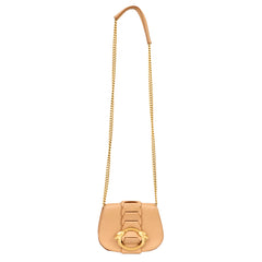 ROBERTO CAVALLI BEIGE LEATHER HOBO HANDBAG