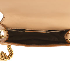 ROBERTO CAVALLI BEIGE LEATHER HOBO HANDBAG