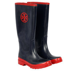 TORY BURCH SIZE:8/EU 38 RUBBER RAIN BOOTS