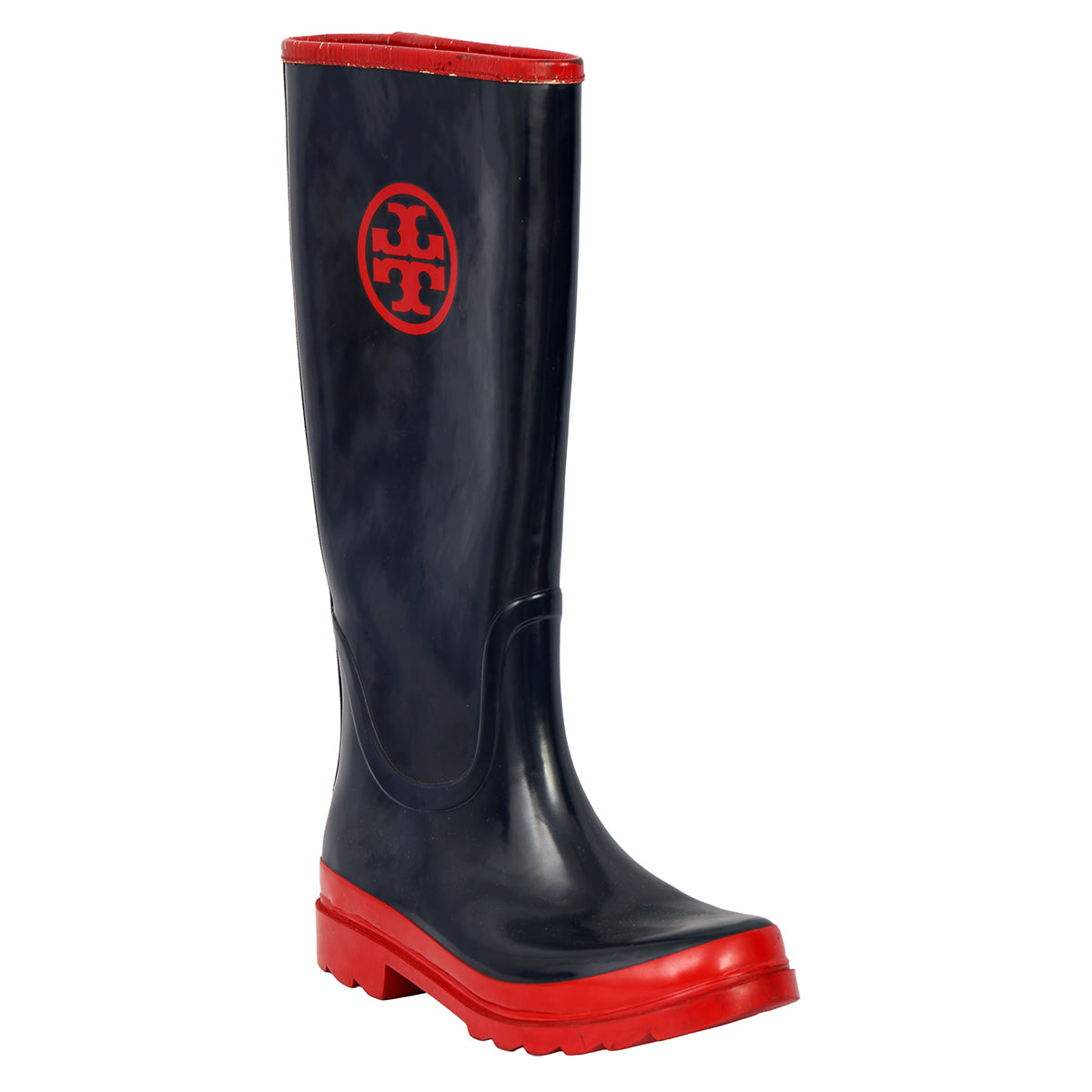 TORY BURCH SIZE:8/EU 38 RUBBER RAIN BOOTS