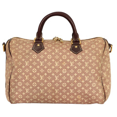 LOUIS VUITTON SEPIA MONOGRAM SPEEDY IDYLLE BANDOULIERE 30 BAG