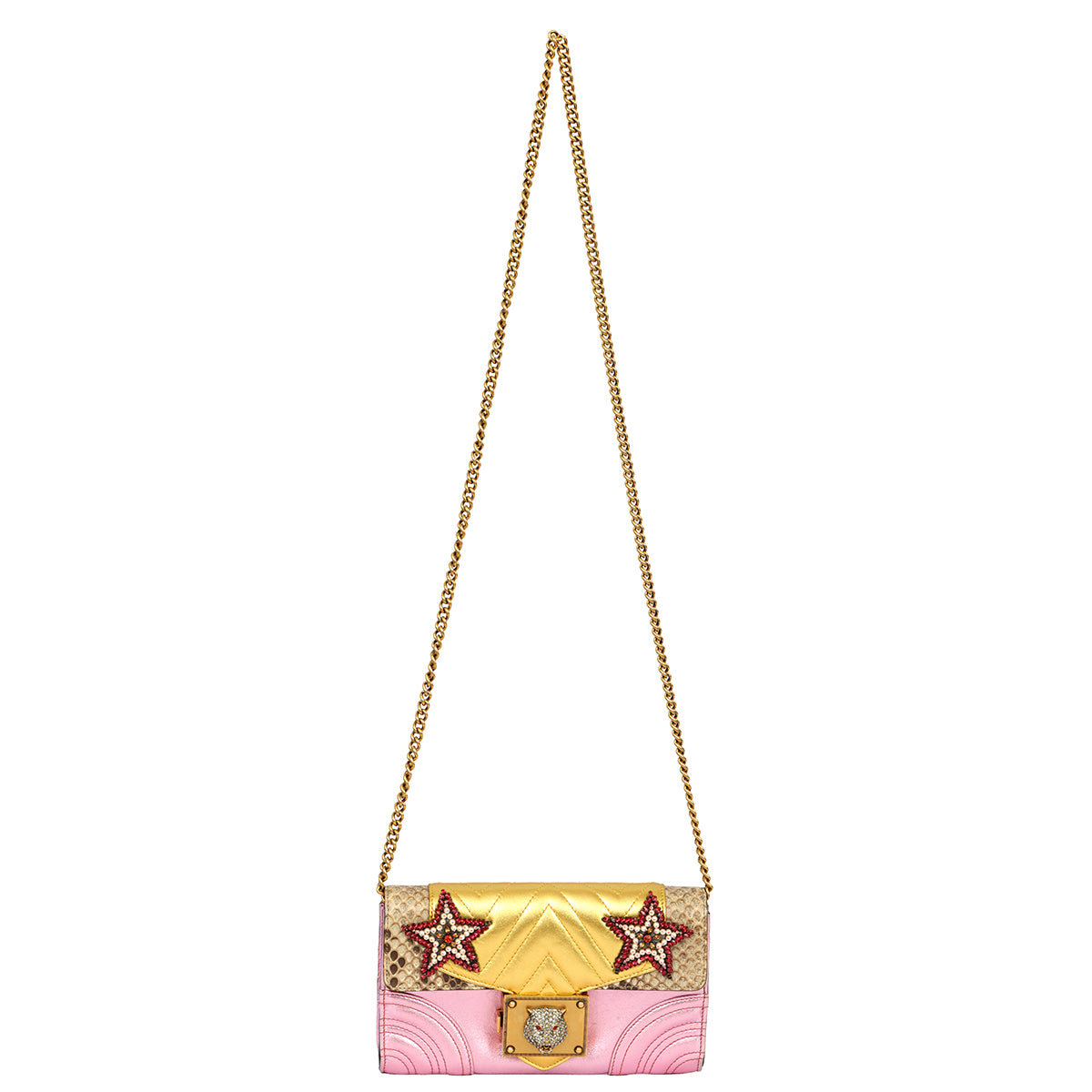 GUCCI LIMITED EDITION ANIMALIER LEATHER CROSSBODY BAG