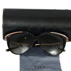 BVLGARI CAT-EYE GOLD DETAILING SUNGLASSES