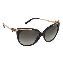 BVLGARI CAT-EYE GOLD DETAILING SUNGLASSES