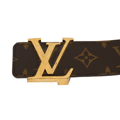 LOUIS VUITTON 90CM/ 36 INCHES MONOGRAM CANVAS LV INTIALES BELT