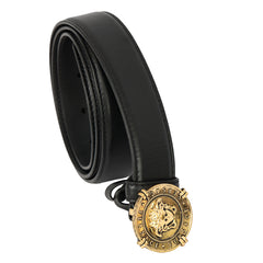 VERSACE 90 CM/ 36 INCHES MEDUSA BIGGIE LEATHER BELT