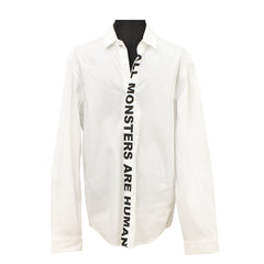 Just Cavalli Size: EU 50 Slogan Print Shirt
