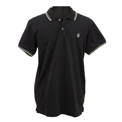 Roberto Cavalli Size: L RC Embroidered Logo Black PoloT Shirt