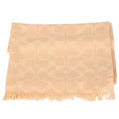 COACH SIGNATURE BEIGE STOLE